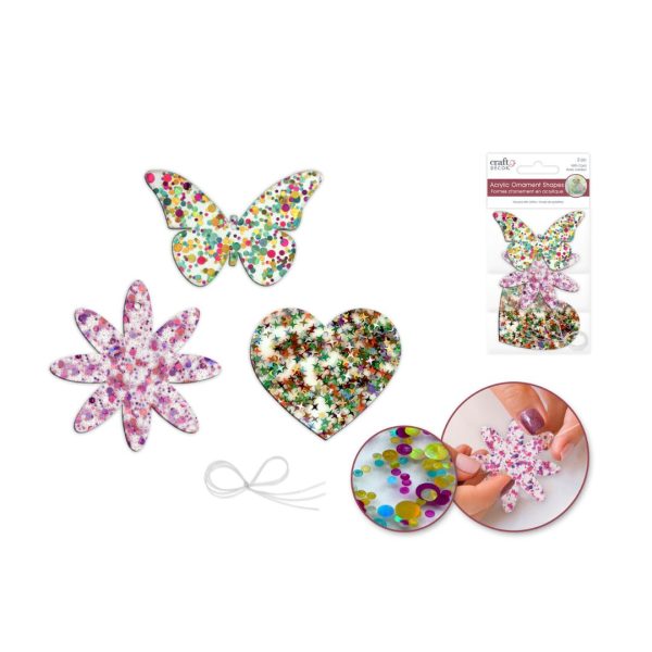 chic acrylic ornament