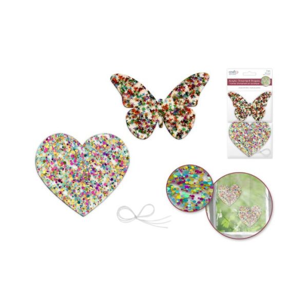 Chic Shiny Acrylic Ornament