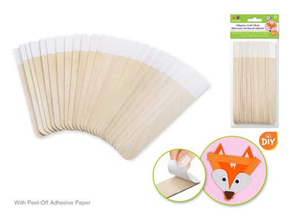 natural adhesive wooden sticks