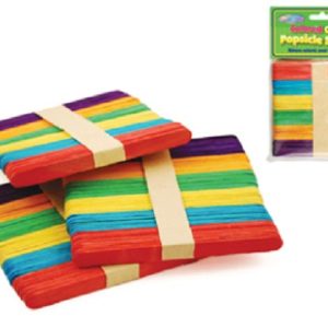 colorful wood stick pack