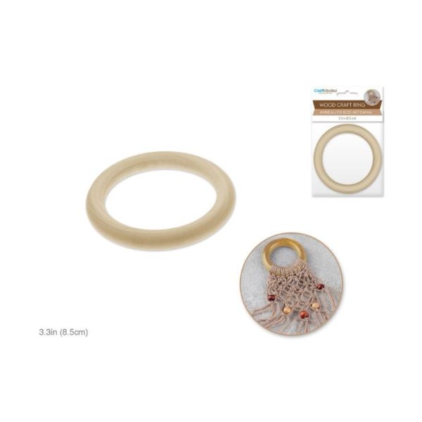 natural wooden ring