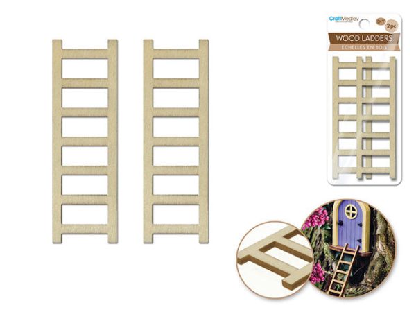 wooden ladder for miniatures