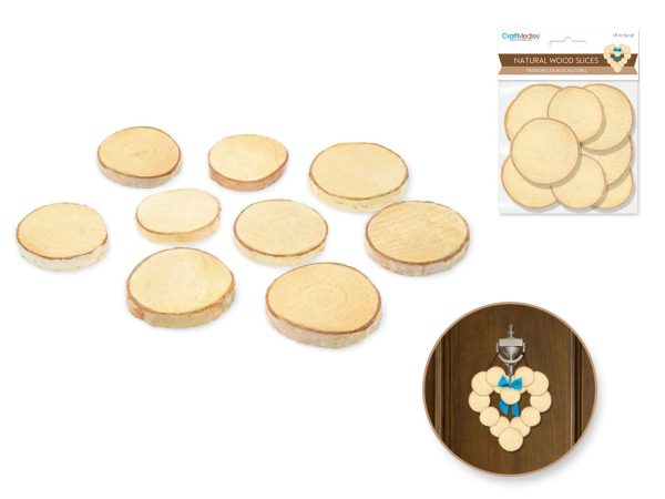 wooden rounds for crafting