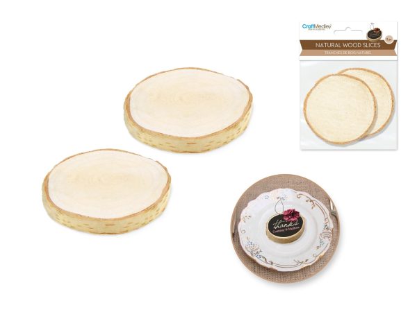 wooden rondelle decoration