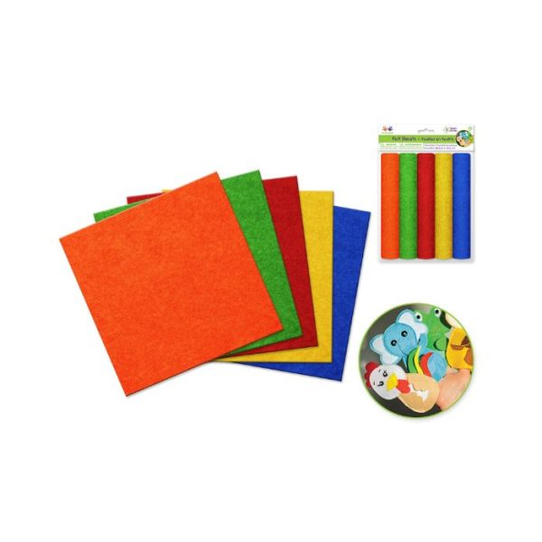 Feuille en feutre 8 po x 8 po couleur primaire