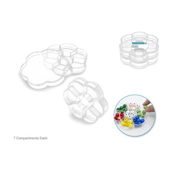 flower shaped storage box 4 inch