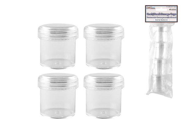 Containing for beads 12 ml transparent storage solution
