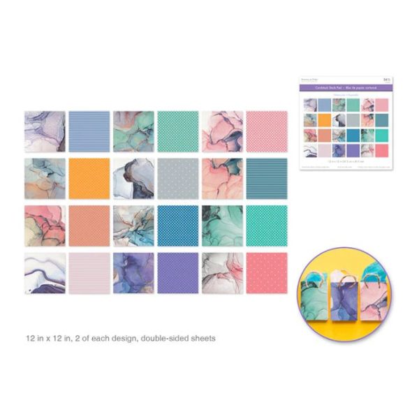 watercolor patterned carton