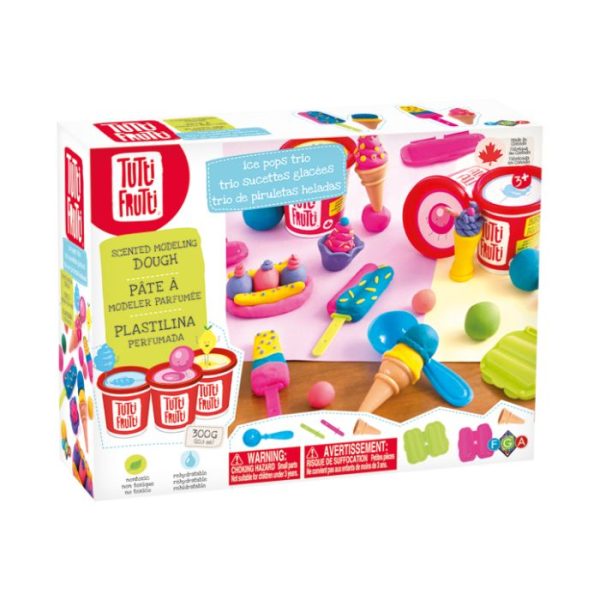 Univers Coloriage trio lollipop clay set