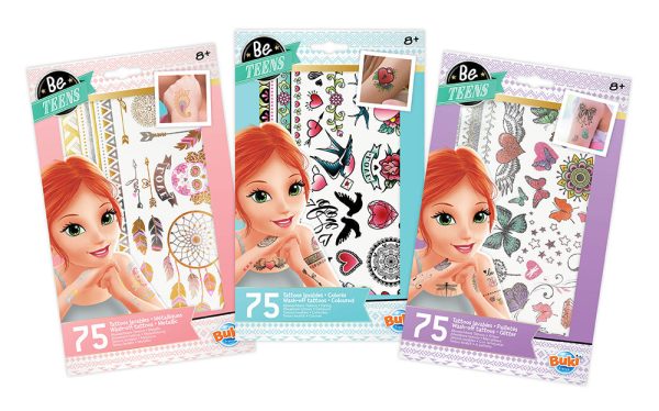 Tatouage Lavable Buki Be Teens vibrant design