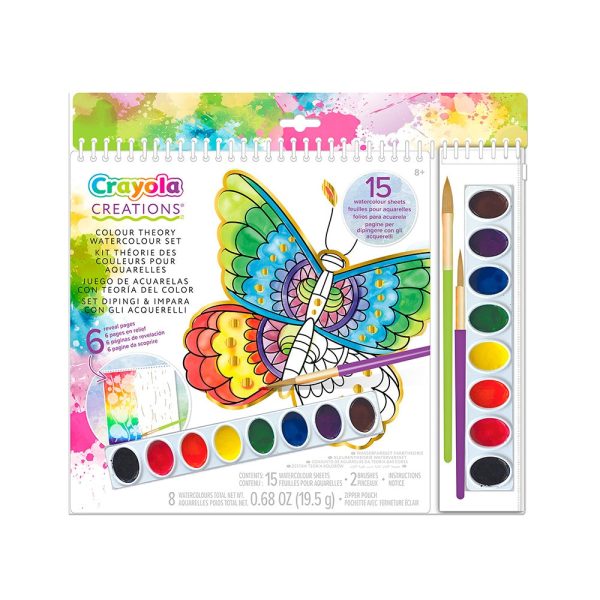 Ensemble théorique des couleurs pour aquarelles set