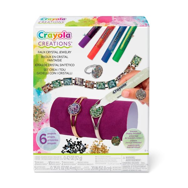 DIY crystal jewelry kit for kids