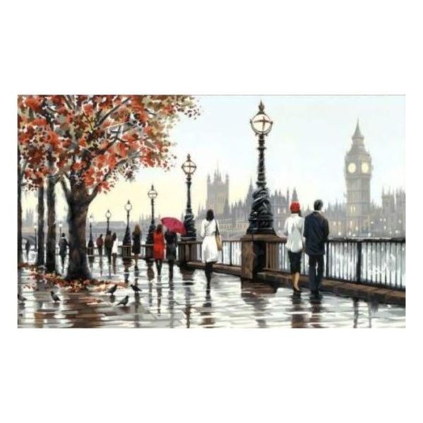 Peinture à numéros view of the Thames