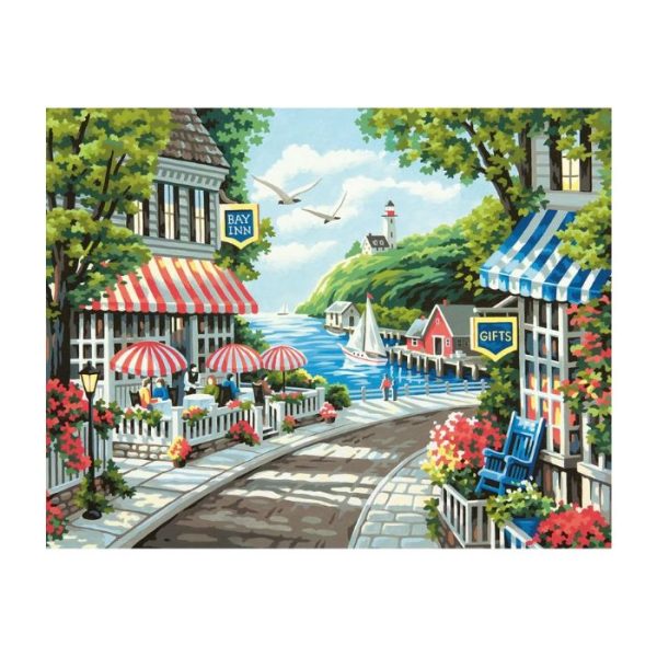 Univers Coloriage Coastal Café Paint by Numbers
