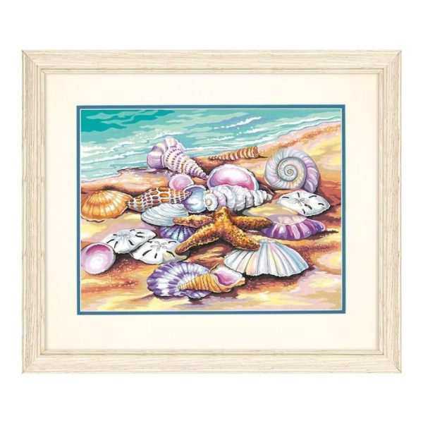 Peinture à numéros Univers Coloriage coquillages kit
