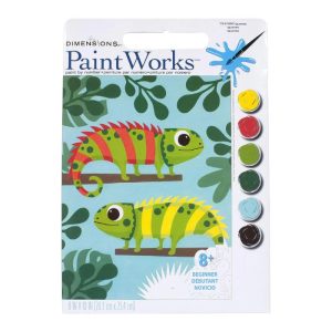 Peinture à numéros Univers Coloriage iguanes