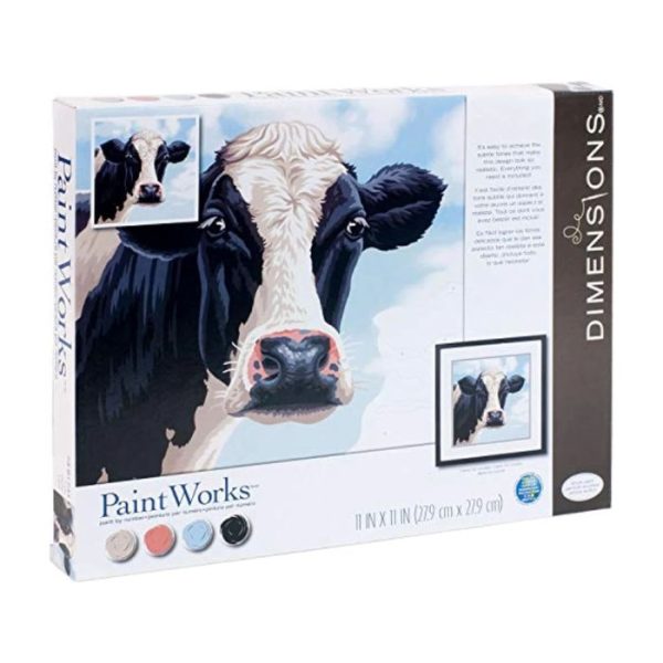 Univers Coloriage cow paint by numbers