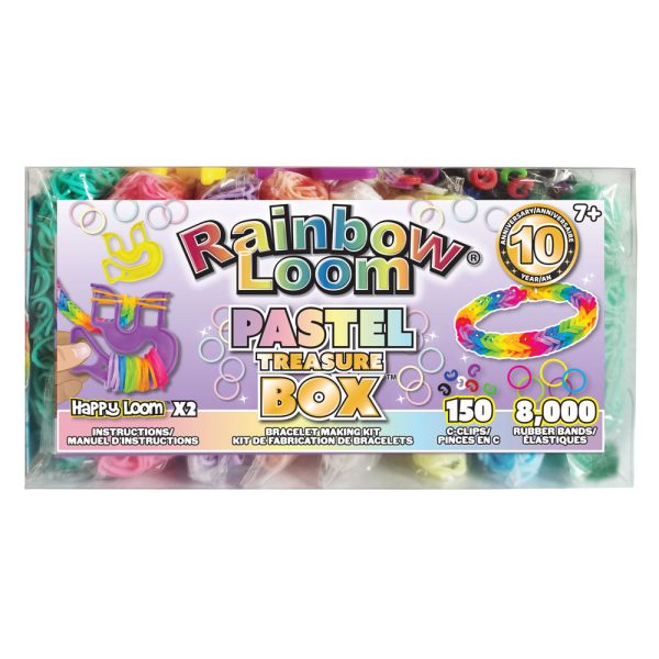 pastel Rainbow Loom Bracelet Kit