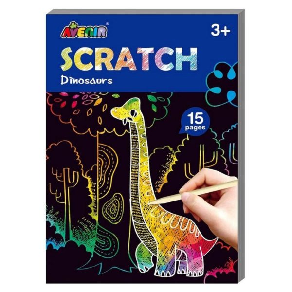 scratch art dinosaurs for kids