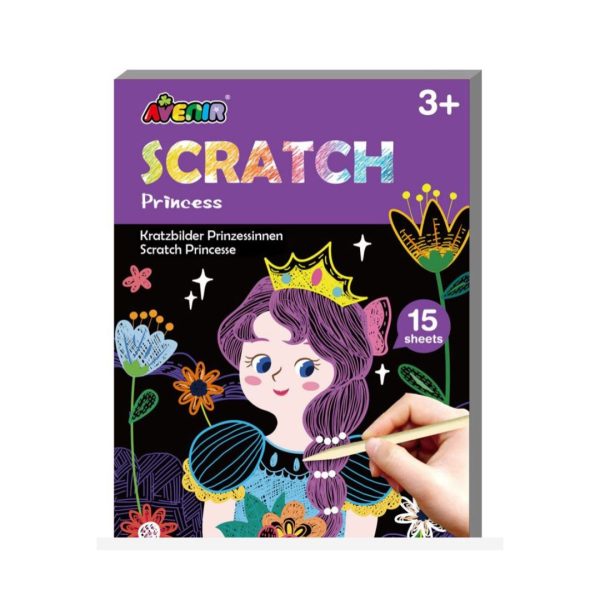Scratch dessin à gratter 15 pages princesses