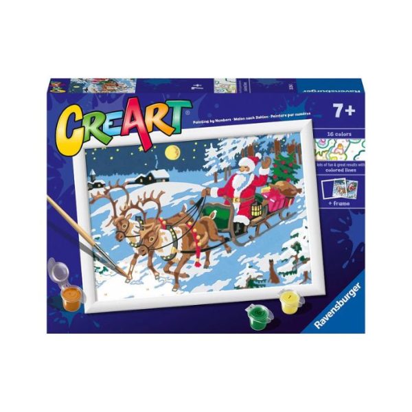 Peinture à numéros CreArt La nuit avant Noël workshop