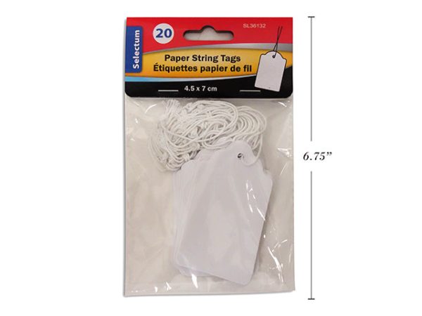 tag paper string